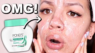 I Used PONDS COLD CREAM For One Week And This Is What Happened [upl. by Ehman]