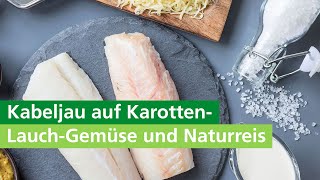 KabeljauRezept – in 20 Minuten zubereitet cleaneating  AOK [upl. by Anyal]