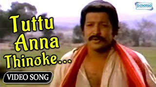 Tuttu Anna Thinoke  Jimmi Gallu  Vishnuvardhan kannada old songs [upl. by Charo224]