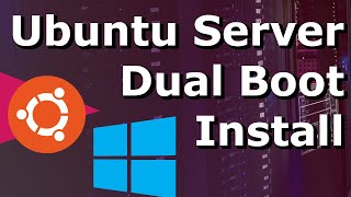 Dual Boot Ubuntu Server 2004 LTS and Windows 10  A Step by Step Install Guide  UEFI Tutorial [upl. by Eceer329]