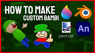 HOW TO MAKE A CUSTOM BAMBI FNF Modding [upl. by Bouchier]