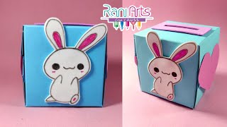 Haz una alcancía super FÁCIL conejito  DIY  BUNNY PIGGY BANK [upl. by Schilit968]