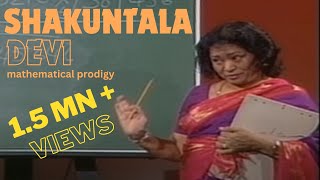 SHAKUNTALA DEVI ATNs Tribute to the late great mathematical prodigy [upl. by Chiou]