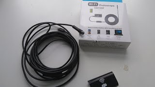 Review of WiFi endoscope HD720P [upl. by Haym]