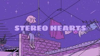 stereo hearts  lyrics  slowed  reverb [upl. by Ahsoyek]