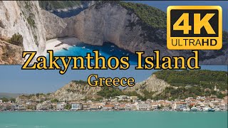 Zakynthos Island Greece 75 min in 4K [upl. by Audsley]