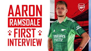 Welcome to The Arsenal Aaron Ramsdale  First Interview [upl. by Graig]