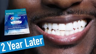 Crest 3D Whitestrips 2 Years Later How to Whiten Teeth EASY [upl. by Abate528]