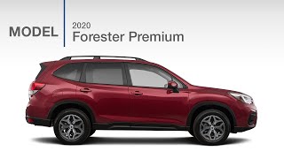 2020 Subaru Forester Premium  Model Review [upl. by Kire361]