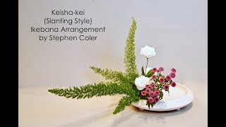 How To Make a Keishakei Ikebana Arrangement [upl. by Lleraj]